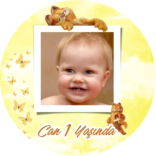 Kedi Temalı Yuvarlak Açacak Magneti